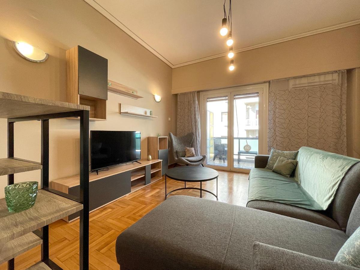 Riankour Central 90Sqm Apt In Panormou Aten Exteriör bild