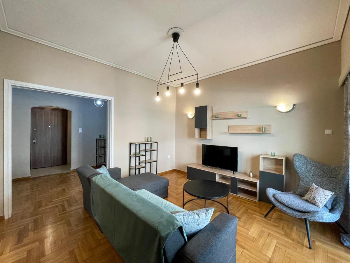 Riankour Central 90Sqm Apt In Panormou Aten Exteriör bild